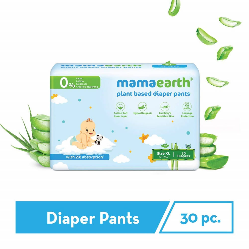Mamaearth Plant Based Diaper Pants for Babies - Pack of 30