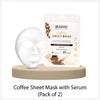 Dr.rashel Coffee Sheet Mask with Serum (pack of 2)