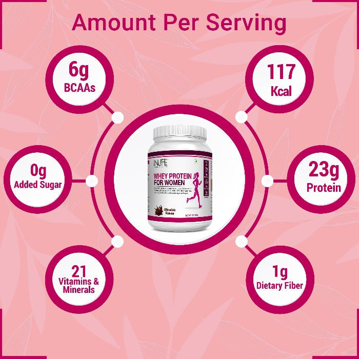 INLIFE Whey Protein Powder for Women - 500 gms