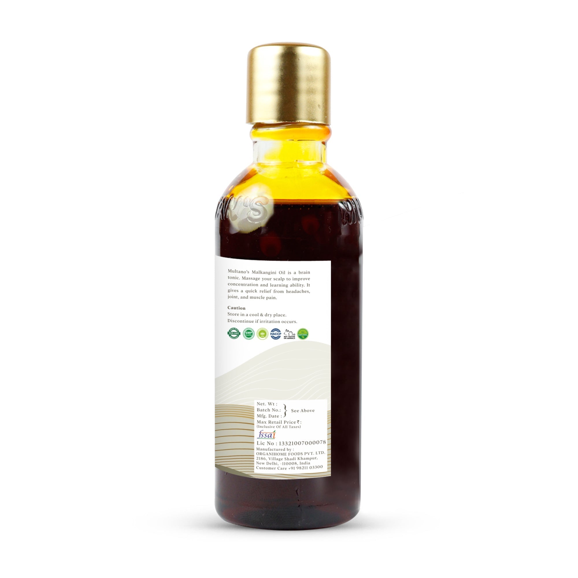 Multano Cold Pressed Malkangani Oil