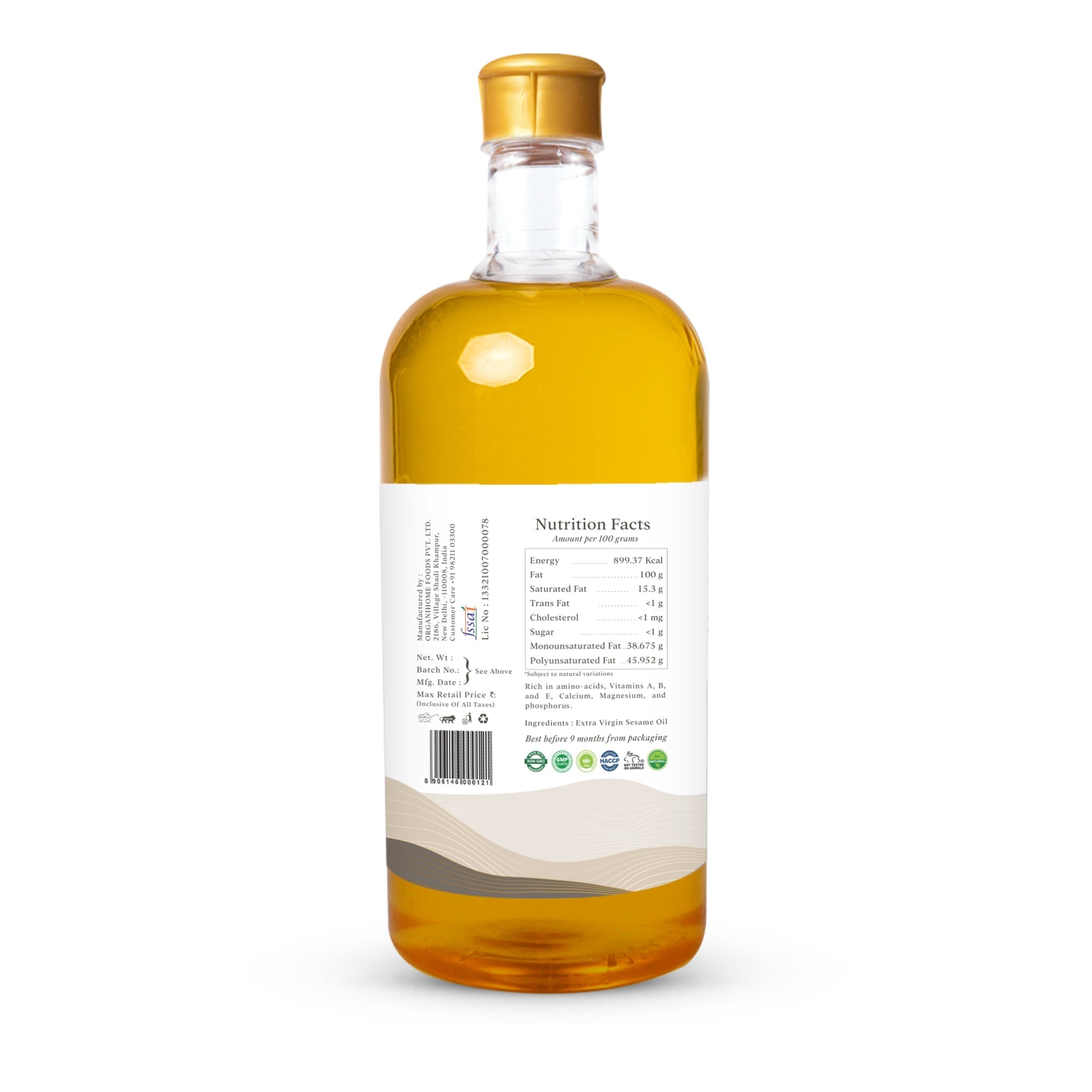 Multano Cold Pressed Sesame Oil