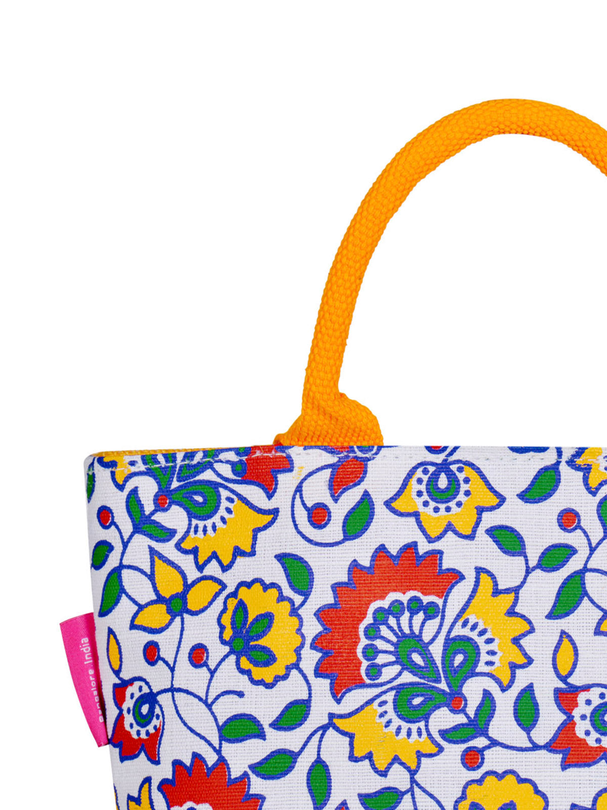 Jute Cottage Floral Print Juco Zipper Lunch Bag