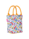 Jute Cottage Floral Print Juco Zipper Lunch Bag