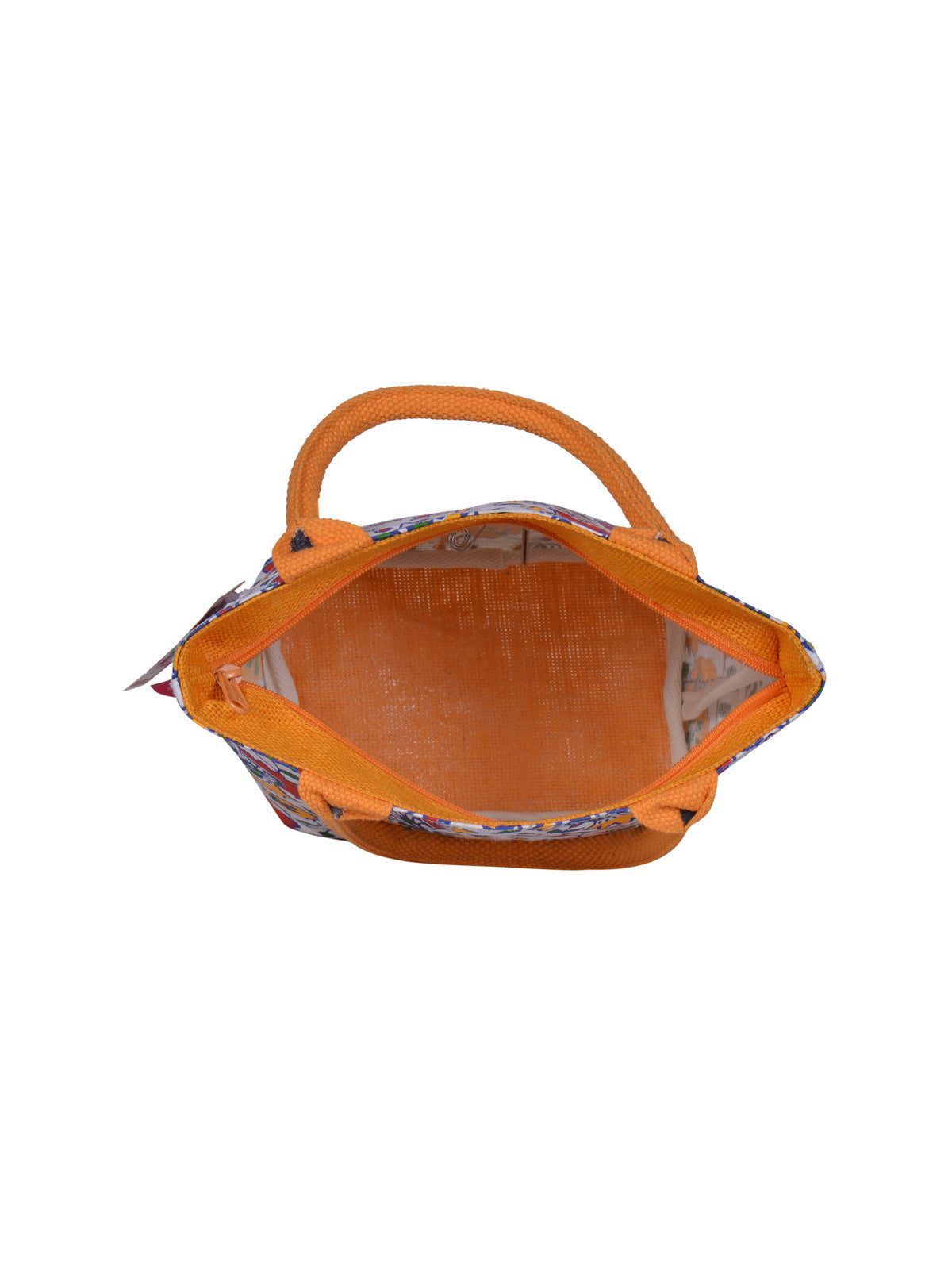 Jute Cottage Floral Print Juco Zipper Lunch Bag