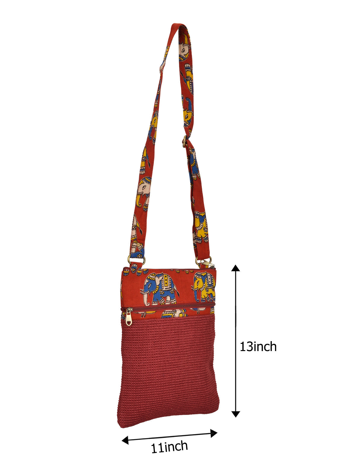 Jute Cottage Dobby Sling Big 100% Genuine Jute Stylish