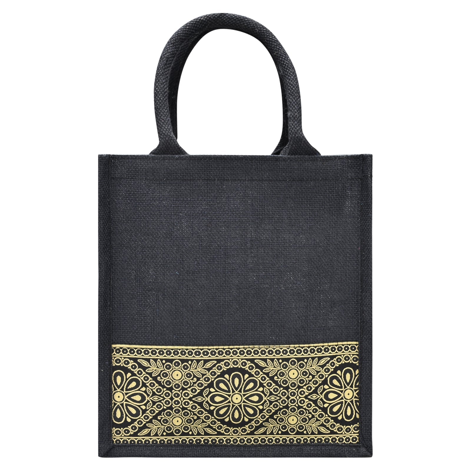 Jute Cottage Lace Zipper Lunch Bag