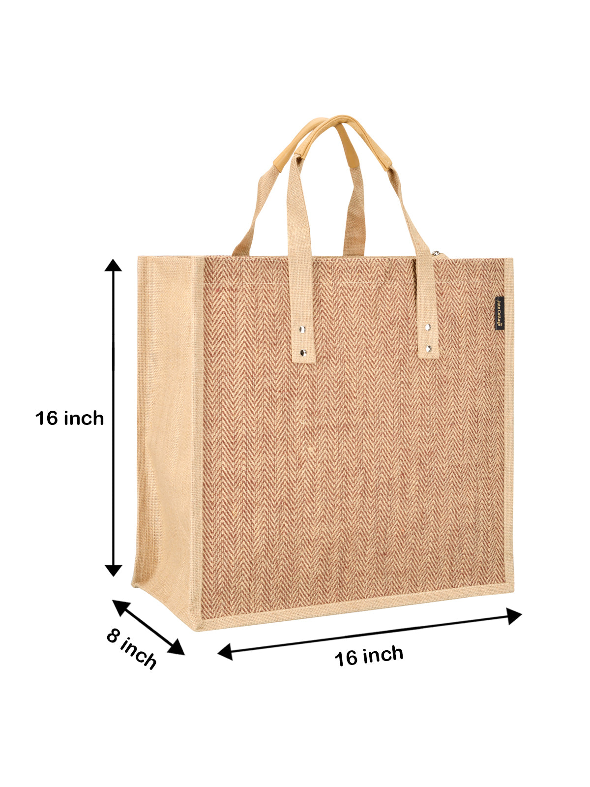 Jute Cottage Herringbone Zipper