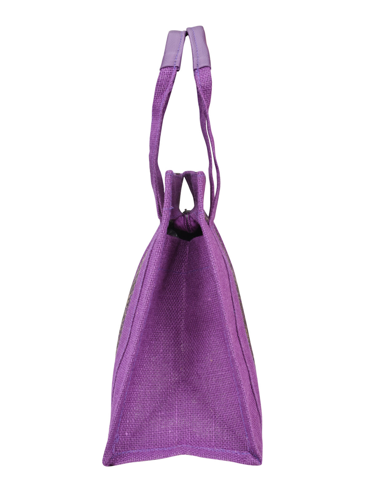 Jute Cottage Vertical Lace Zipper Lunch Bag