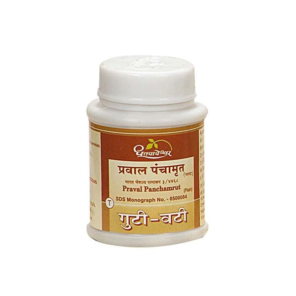 Pyraval Dhootapapeshwar Praval Panchamrit Tablets - 25 tabs - DesiPick