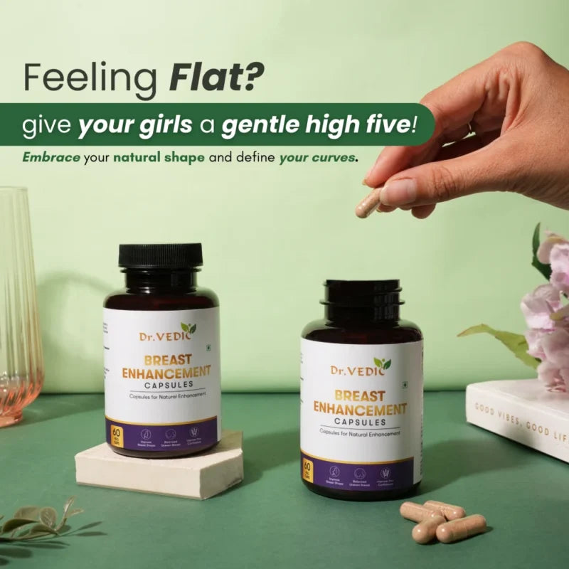 Dr. Vedic Breast Enhancement Capsules - 60 Caps