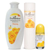Enchanteur Charming Shower gel - 250gms, Charming Talc - 250gms & Charming Roll-On Deodorant - 50ml Combo