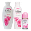 Enchanteur Romantic Shower gel - 250gms & Romantic Hand and Body Lotion - 250ml &  Romantic Roll-On Deodorant - 50ml Combo