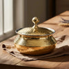 Artarium Brass Degchi Patili with Lid Traditional Cookware