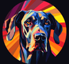 Paint Waint Great Dane Dog