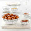 Borosil Larah Opalware Spiral 7 Pcs Pudding Set