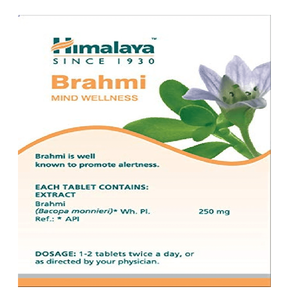 Himalaya Pure Herbs Brahmi Mind Wellness - 60 Tabs