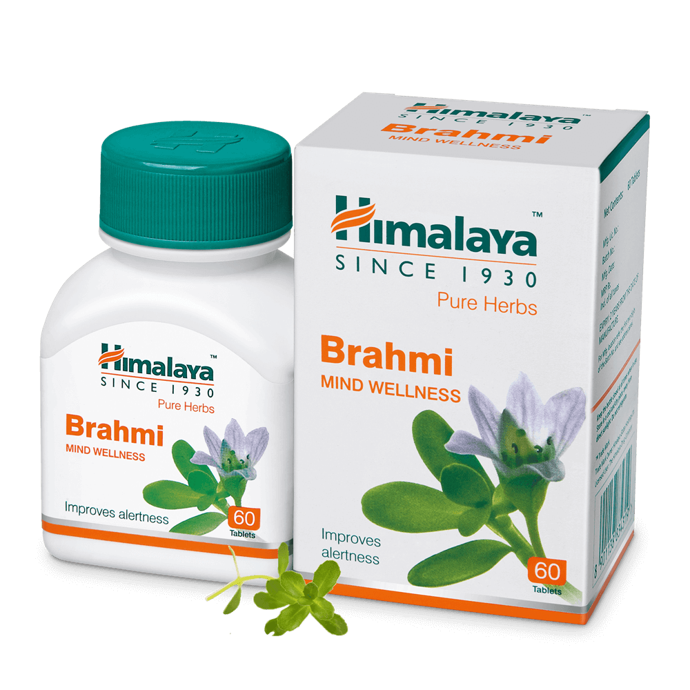 Himalaya Pure Herbs Brahmi Mind Wellness - 60 Tabs
