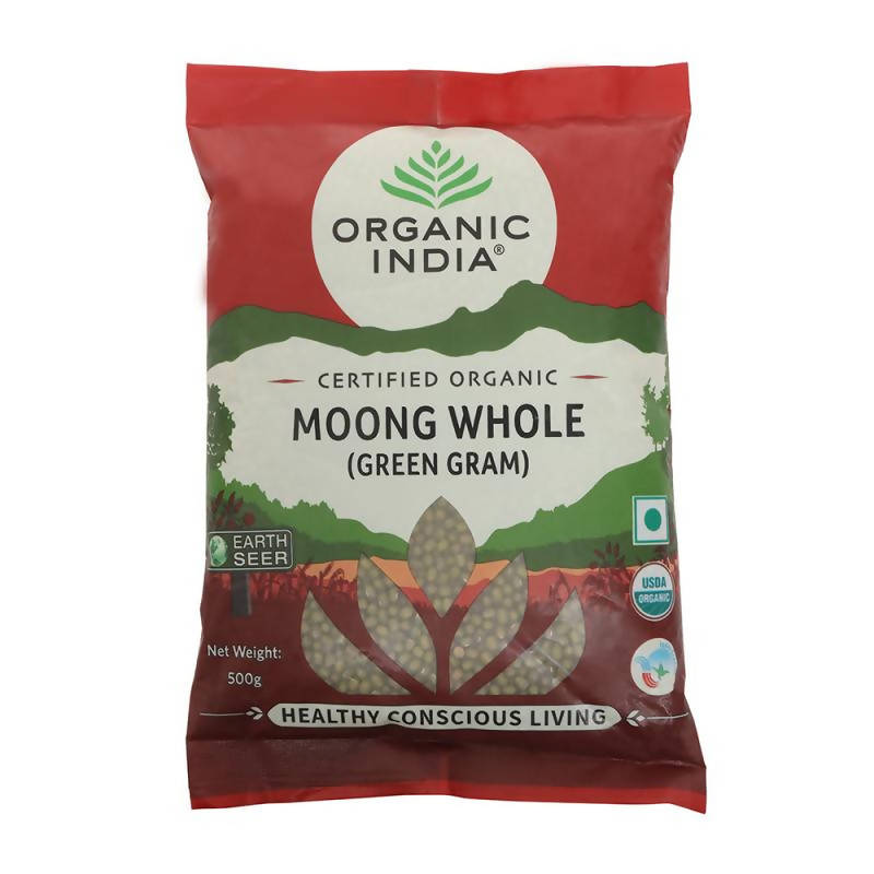 Organic India Moong Whole (Green Gram) - 500 gms