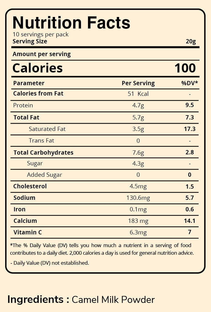 Hye Foods Camel Milk Powder