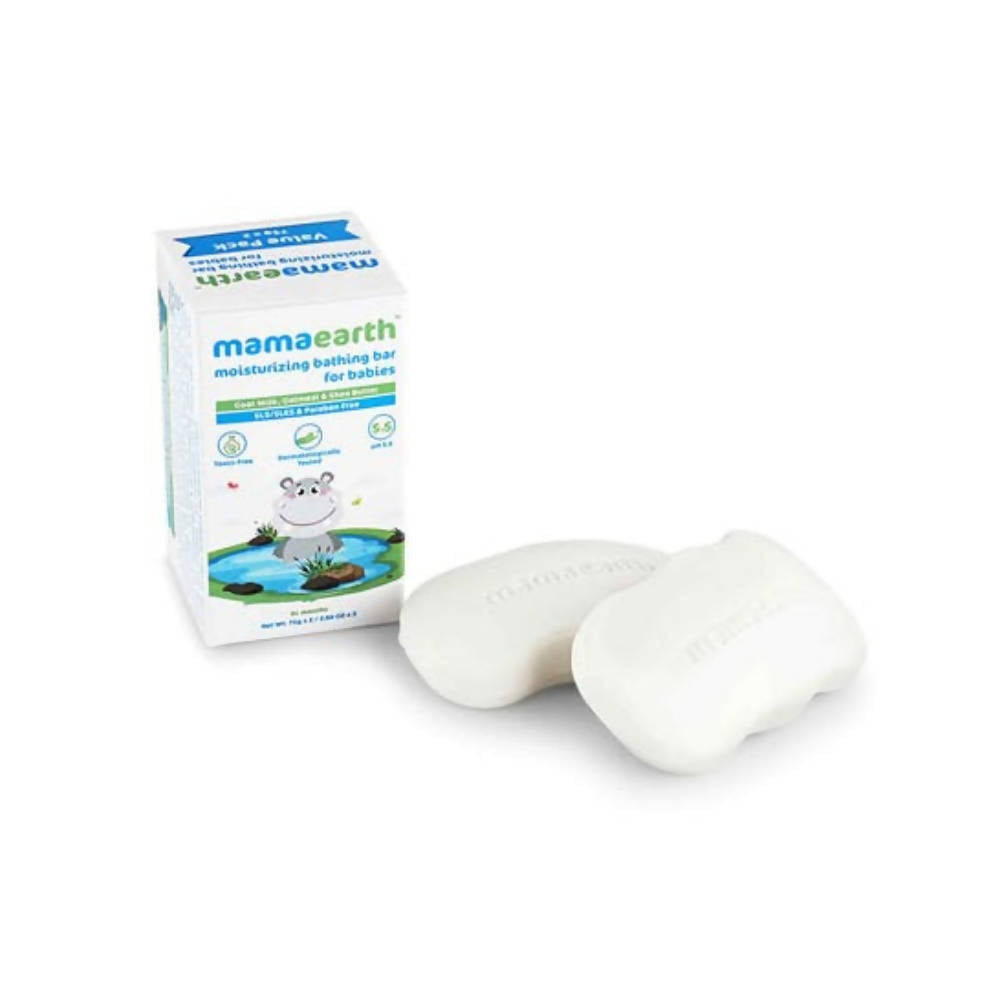 Mamaearth Moisturizing Bathing Bar Soap For Babies Pack of 2