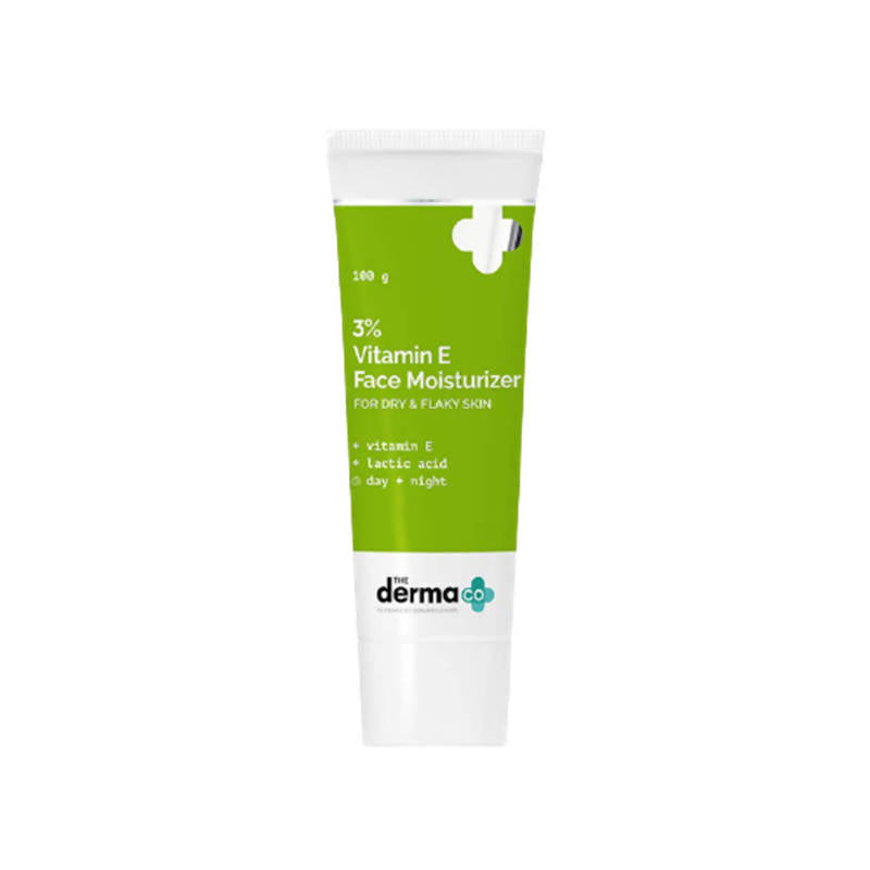 The Derma Co 3% Vitamin E Face Moisturizer For Dry & Flaky Skin - 100 gms