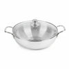 Milton Stainless Steel Kadhai with Glass Lid - 22cm