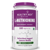 HealthyHey L-Methionine Free Form Pure Crystalline - 120 Veg Capsules