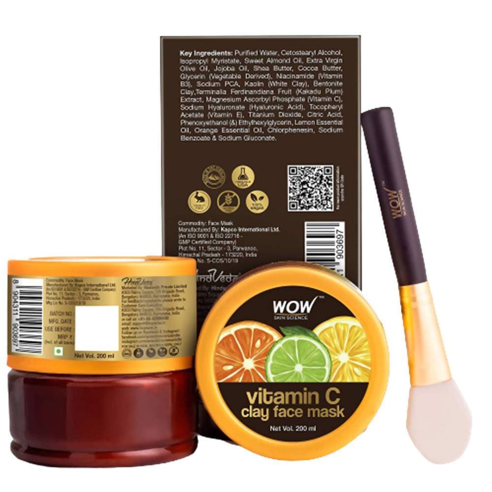 Wow Skin Science Vitamin C Glow Clay Face Mask - 200 ml