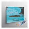 Eazy Arts Isolated Island with Tranquil Waters Paint by Numbers Kit