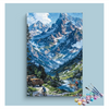 Eazy Arts Mountain Adventure with Cyclists Paint by Numbers Kit