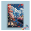 Eazy Arts Autumn Walk by the River Paint by Numbers Kit