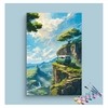 Eazy Arts Cliffside Explorer: Van Adventure Paint by Numbers Kit