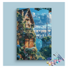 Eazy Arts City Oasis: Urban Nature Retreat Paint by Numbers Kit