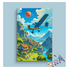 Eazy Arts Flying Over Dreamland Paint by Numbers Kit