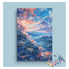 Eazy Arts Cherry Blossom Valley Paint by Numbers Kit