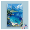 Eazy Arts Mountain Lake Serenity Paint by Numbers Kit