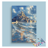 Eazy Arts Majestic Castle by the Sea Paint by Numbers Kit