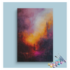 Eazy Arts Abstract Sunset Silhouette Paint by Numbers Kit