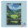Eazy Arts Valley Soccer Field Landscape Paint by Numbers Kit