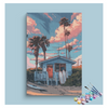 Eazy Arts Beachside Surf Shack Paint by Numbers Kit