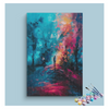 Eazy Arts Abstract Night Walk Paint by Numbers Kit