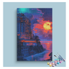Eazy Arts Seaside Sunset Glow Paint by Numbers Kit