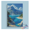 Eazy Arts Majestic Mountain with Lake Paint by Numbers Kit