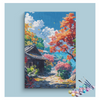 Eazy Arts Autumn Village Path Paint by Numbers Kit