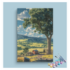 Eazy Arts Golden Countryside Escape Paint by Numbers Kit