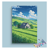 Eazy Arts Countryside Farmhouse Landscape Paint by Numbers Kit