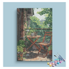 Eazy Arts Cozy Balcony Garden Paint by Numbers Kit