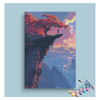 Eazy Arts Man on Cliff Sunset Adventure Paint by Numbers Kit