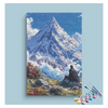 Eazy Arts Majestic Snow-Capped Mountain Paint by Numbers Kit
