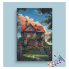 Eazy Arts Charming Vintage Villa Paint by Numbers Kit